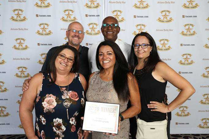 Readers choice award with Marana Chamber Members