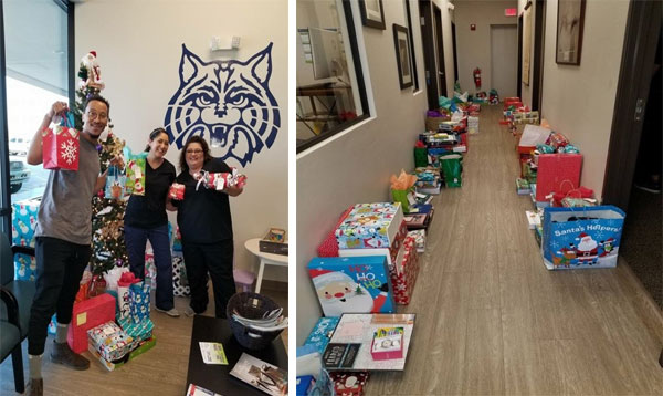 Giving Tree Lobby at Fowler Chiropractic