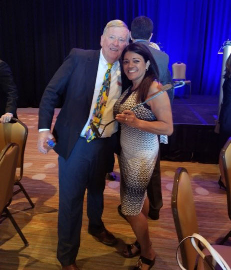 Dr Fowler with Mayor Ed Honea
